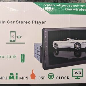 Double Din Car Stereo Player with Wireless Connectivity
